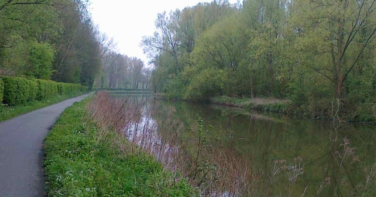 Pad langs de Dender in Erembodegem (Aalst)