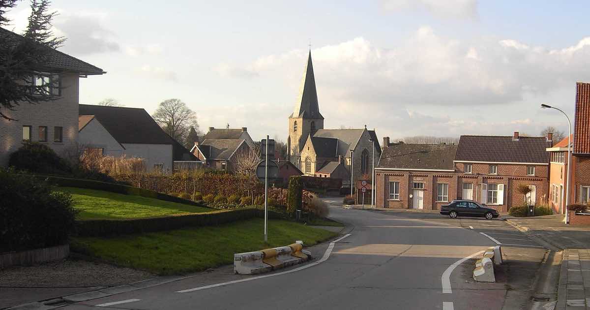 Zicht op Landskouter (Oosterzele)