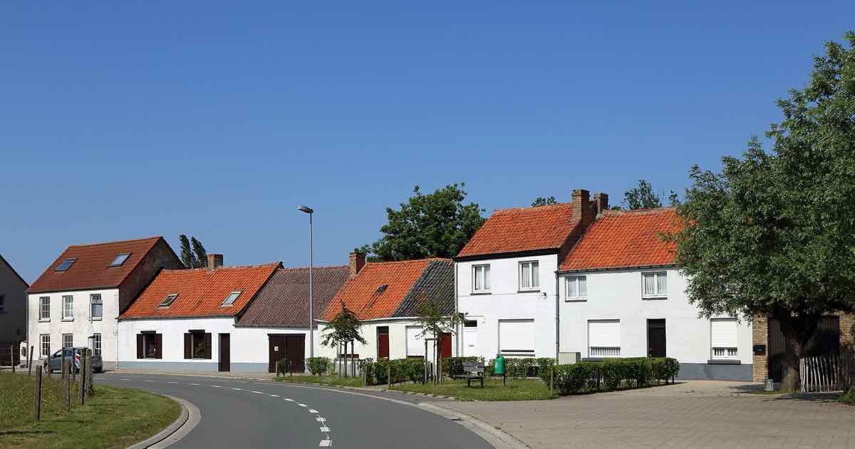 Hoogstraat in Lapscheure (Damme)