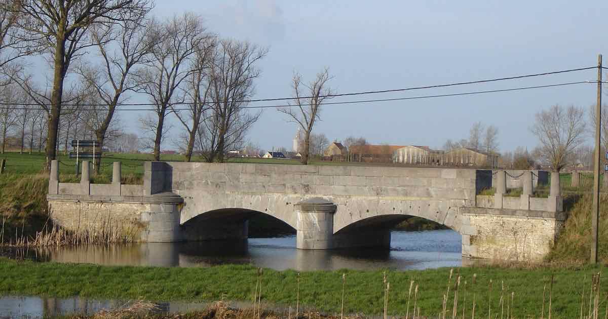 Stenen brug in Pollinkhove (Lo-Reninge)