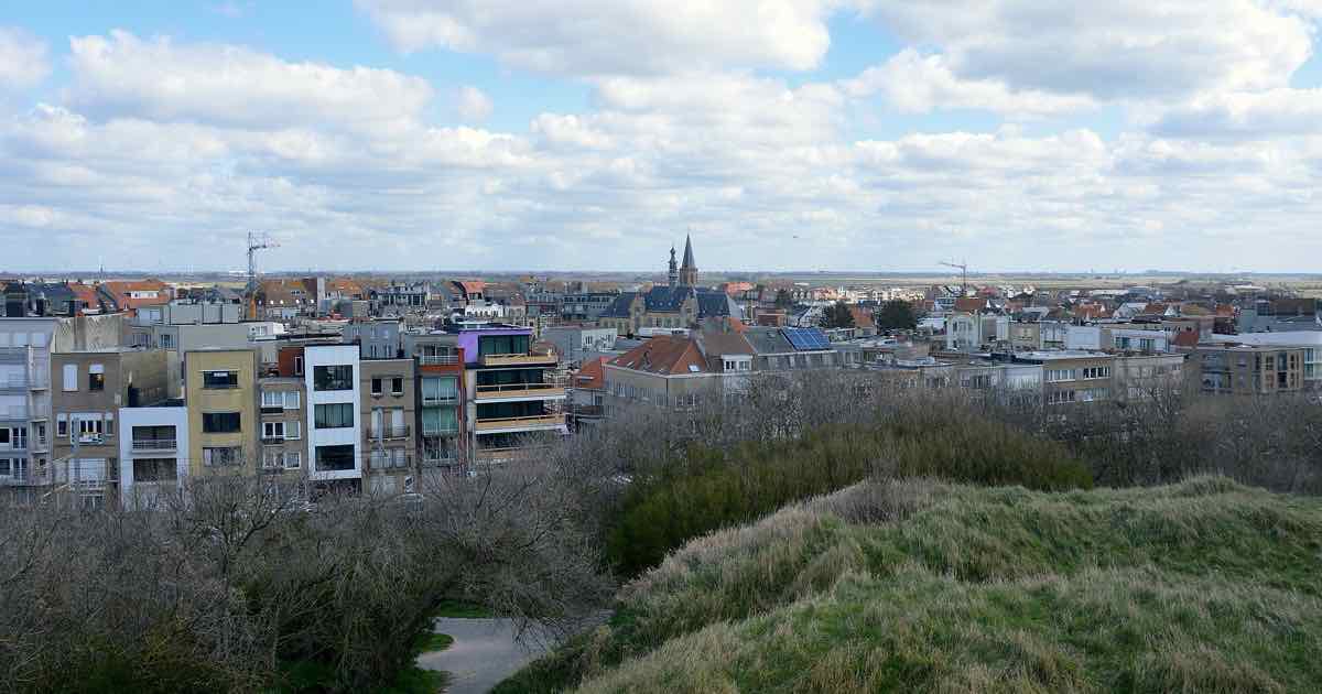 Zicht op Wenduine (De Haan)