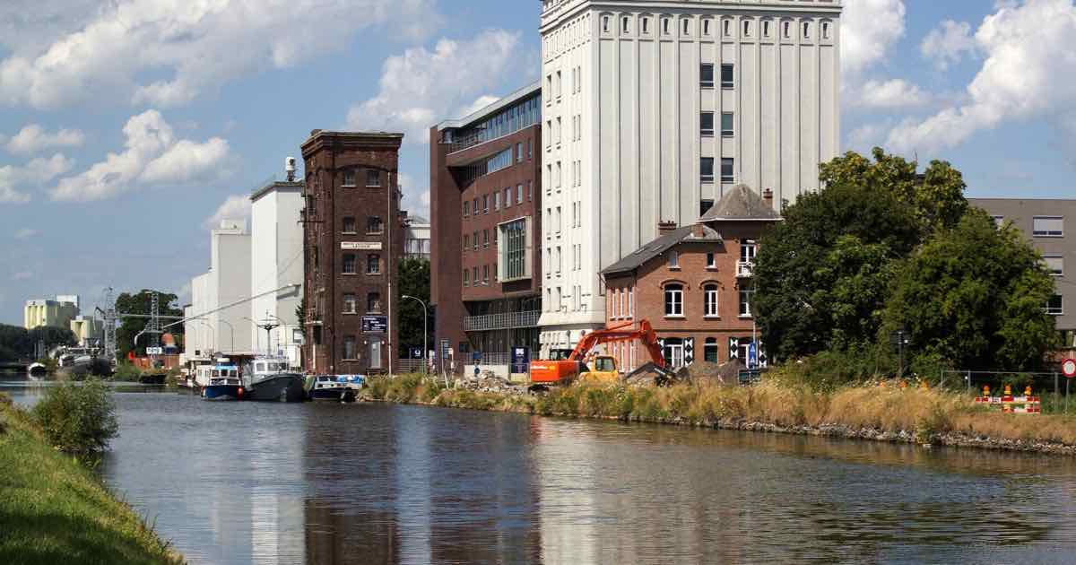 Silotoren van de Remysite in Wijgmaal (Leuven)