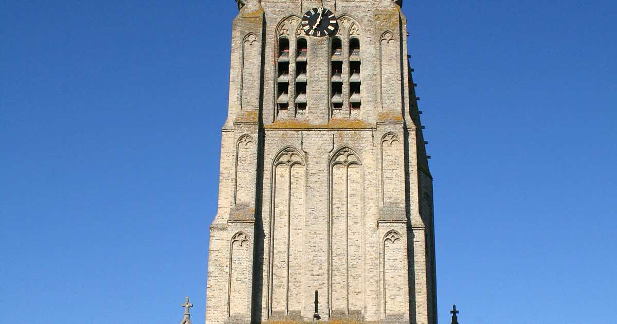 Sint-Rectrudiskerk in Woesten (Vleteren)